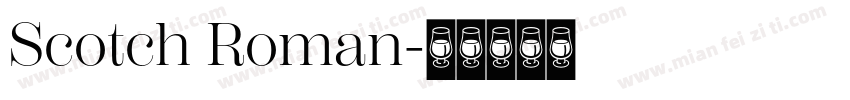 Scotch Roman字体转换